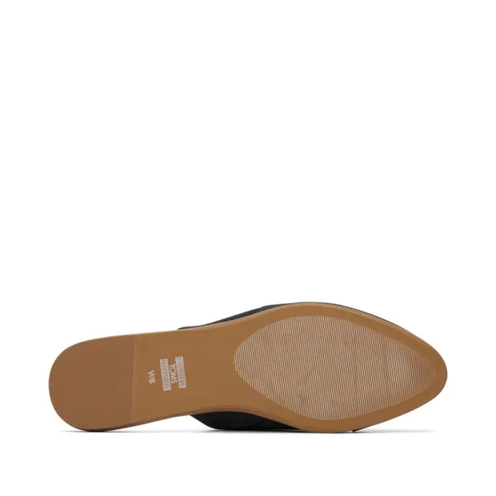 Toms Flats and Loafers Jade Flat Black Leather 8211 Women Toms Flats and Loafers Jade Flat Black Leather 8211 Women