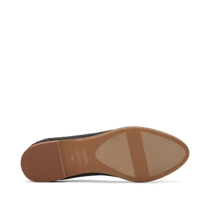Toms Flats and Loafers Jutti Neat Flat Black Knit 8211 Women Toms Flats and Loafers Jutti Neat Flat Black Knit 8211 Women