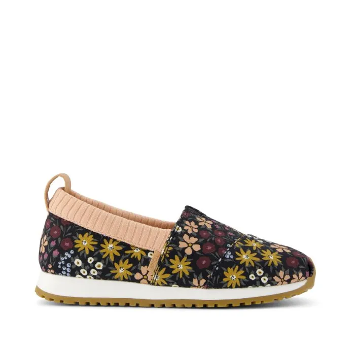 Toms Sneakers Resident Kids Sneaker Black Wildflowers 8211 Kids