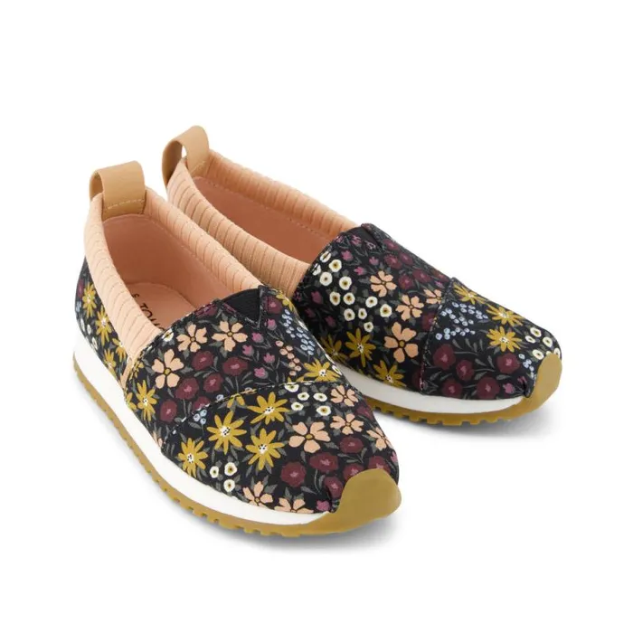 Toms Sneakers Resident Kids Sneaker Black Wildflowers 8211 Kids Toms Sneakers Resident Kids Sneaker Black Wildflowers 8211 Kids