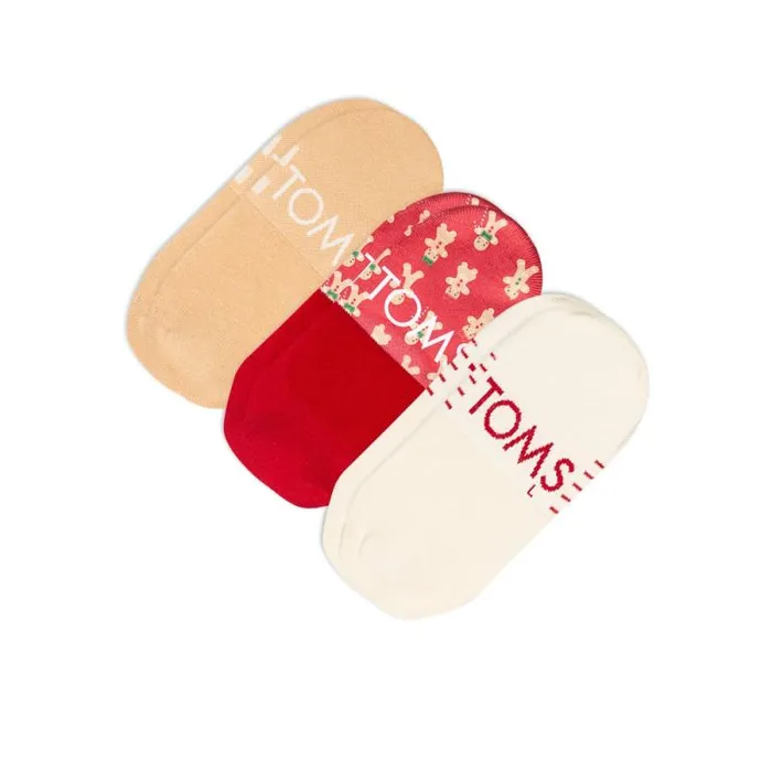 Toms Socks Classic No Show Socks 3 Pack Ginger Bread Multi Holiday Print 8211 Gear Toms Socks Classic No Show Socks 3 Pack Ginger Bread Multi Holiday Print 8211 Gear