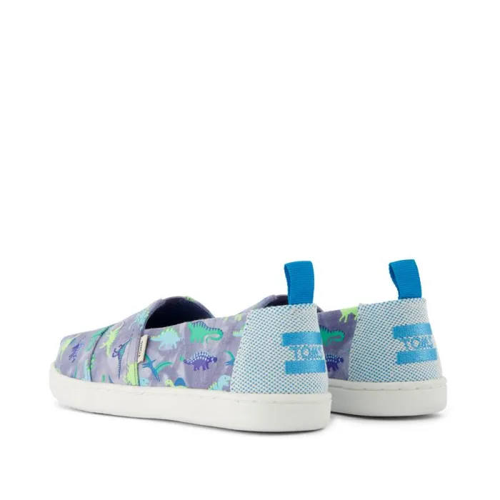 Toms TOMS Classics Alpargata Kids Shoe Dino Print 8211 KidsWomen Toms TOMS Classics Alpargata Kids Shoe Dino Print 8211 KidsWomen