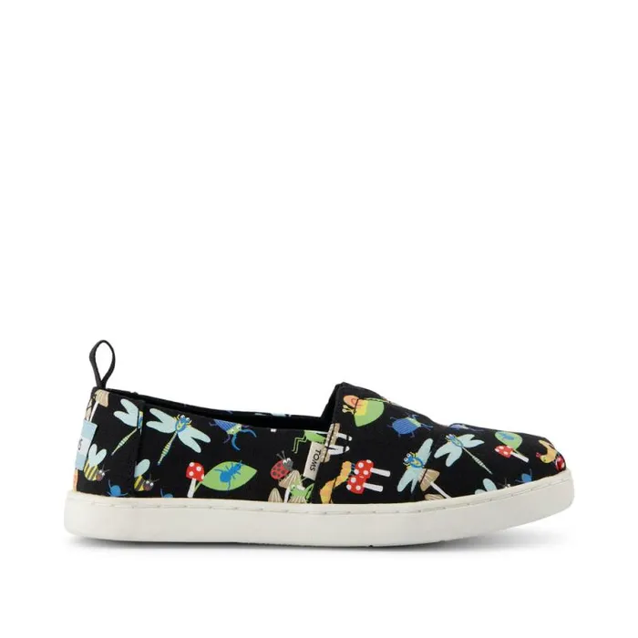 Toms TOMS Classics Alpargata Kids Shoe Glow In The Dark Bugs 8211 KidsWomen