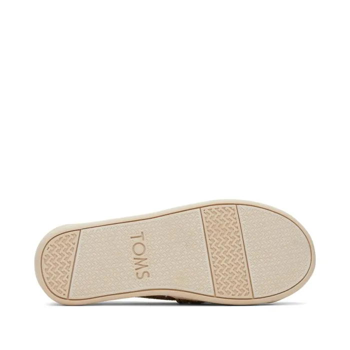 Toms TOMS Classics Alpargata Kids Shoe Gold Sparkle Kni 8211 KidsWomen Toms TOMS Classics Alpargata Kids Shoe Gold Sparkle Kni 8211 KidsWomen