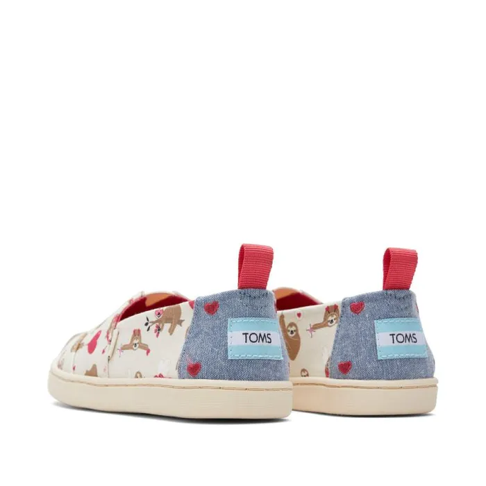 Toms TOMS Classics Alpargata Kids Shoe Valentines Day Sloths 8211 KidsWomen Toms TOMS Classics Alpargata Kids Shoe Valentines Day Sloths 8211 KidsWomen