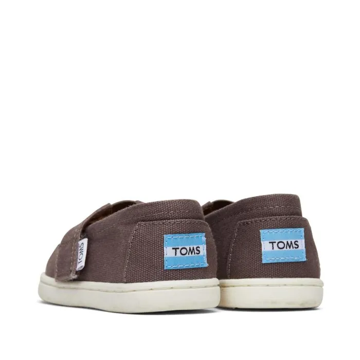 Toms TOMS Classics Alpargata Toddler Shoe Ash Canvas 8211 WomenKids Toms TOMS Classics Alpargata Toddler Shoe Ash Canvas 8211 WomenKids