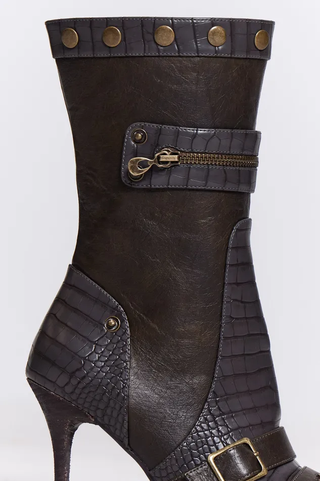 Tops Jaded London Women Shop Destiny 3 in 1 Boot in Brown