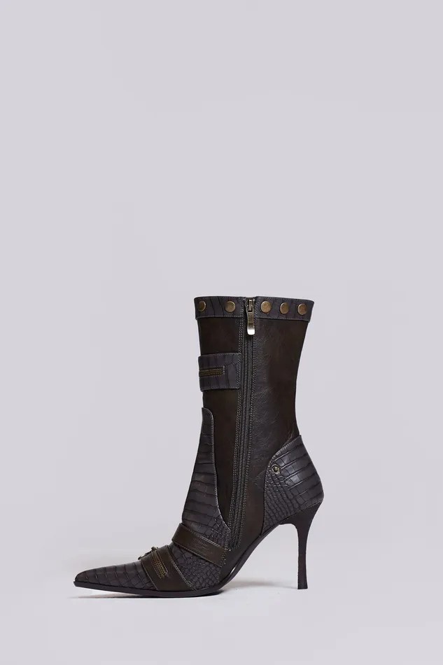Tops Jaded London Women Shop Destiny 3 in 1 Boot in Brown