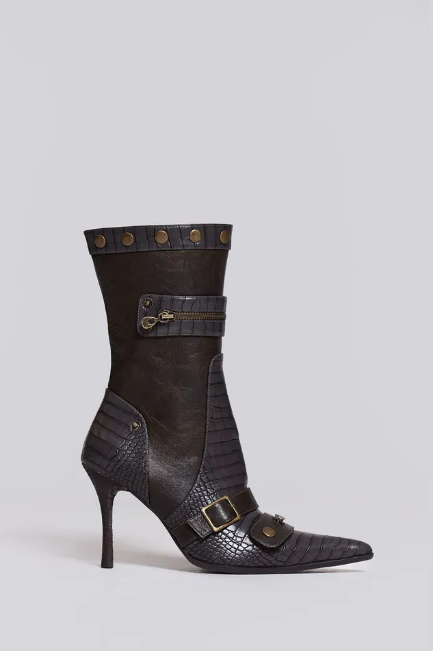 Tops Jaded London Women Shop Destiny 3 in 1 Boot in Brown