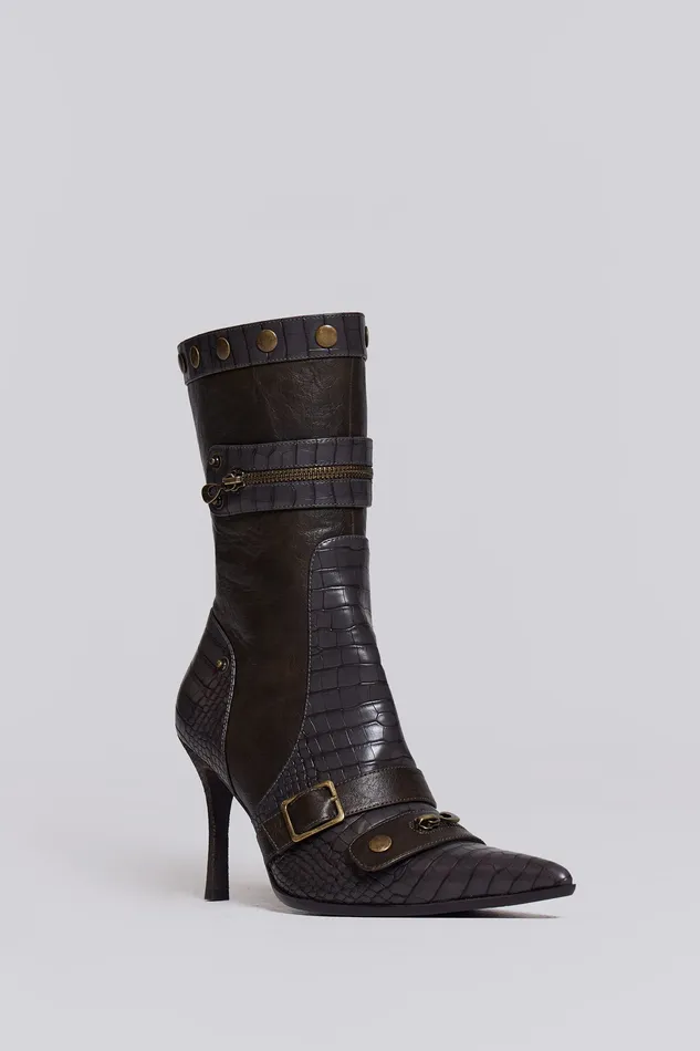 Tops Jaded London Women Shop Destiny 3 in 1 Boot in Brown