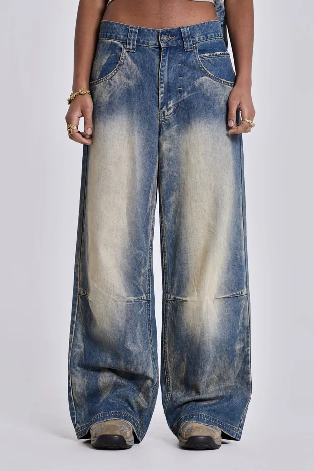 Tops Shop Blue Ethereal Colossus Jeans Jaded London Women