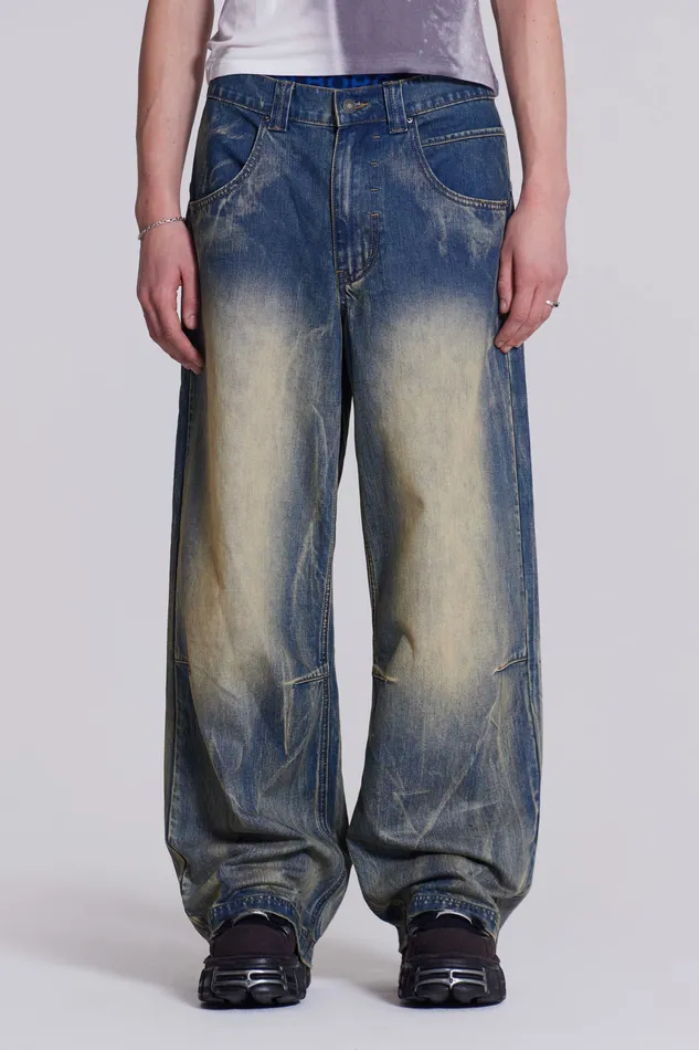 Tops Shop Blue Ethereal Colossus Jeans Jaded London Women