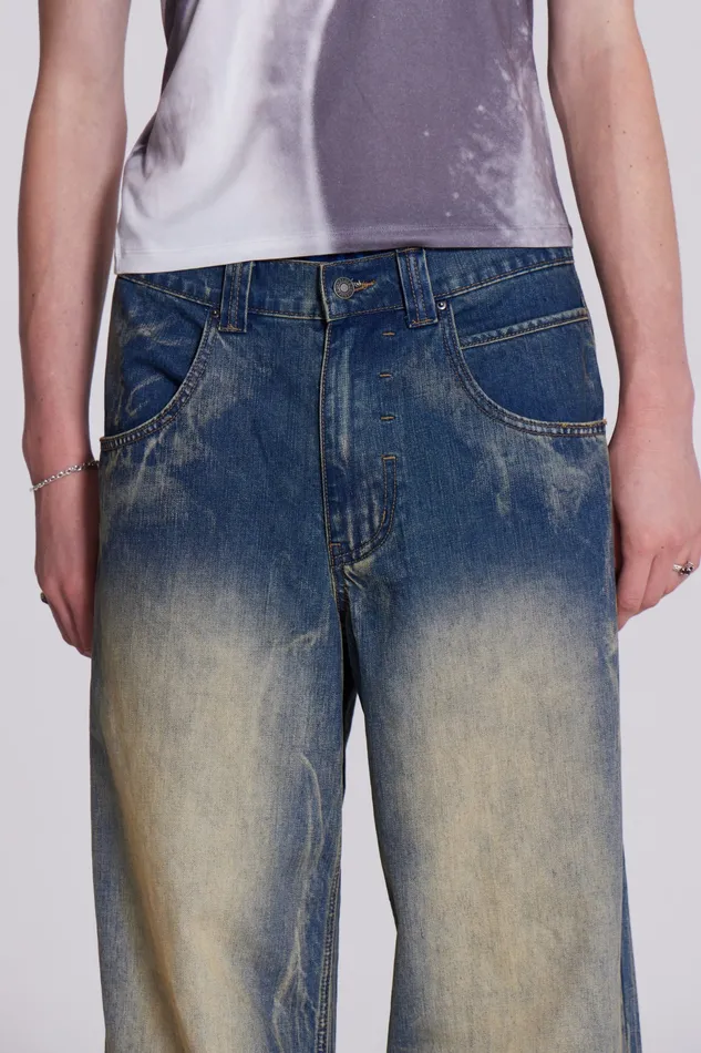 Tops Shop Blue Ethereal Colossus Jeans Jaded London Women