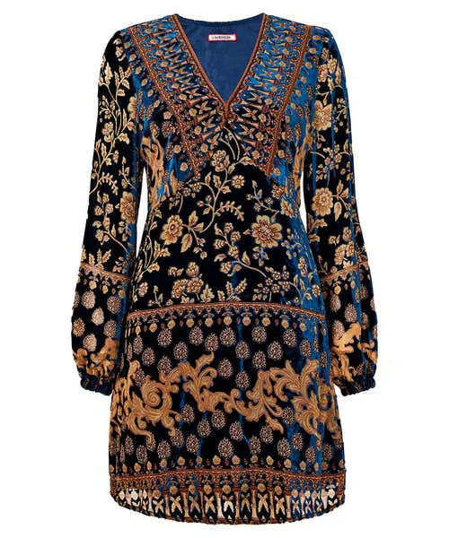 Tops Tunics and Blouses Apparel Destiny Devore Tunic Midnight Blue Joebrowns Tops Tunics and Blouses Apparel Destiny Devore Tunic Midnight Blue Joebrowns