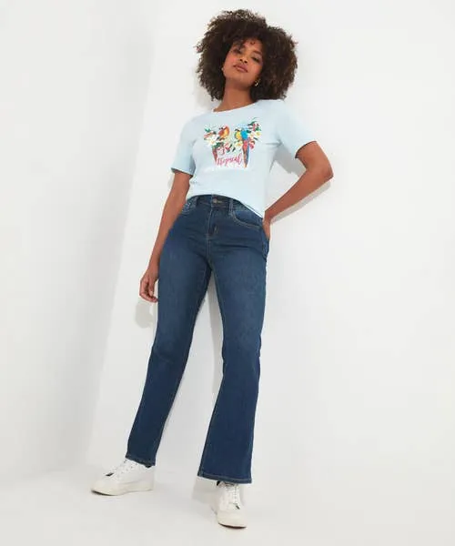 Tops Tunics and Blouses Apparel Joebrowns Tropical Paradise Tee Blue Tops Tunics and Blouses Apparel Joebrowns Tropical Paradise Tee Blue