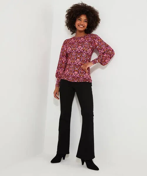 Tops Tunics and Blouses Apparel Wilhelmina Jersey Top Pink Joebrowns Tops Tunics and Blouses Apparel Wilhelmina Jersey Top Pink Joebrowns