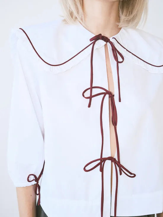 Tops Women Airi Blouse White Lisa Says Gah