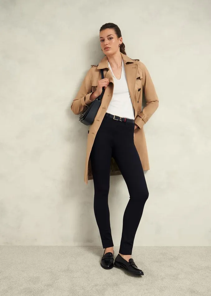 Tops Women HOBBS Aimee Double Fronted Top Ivory