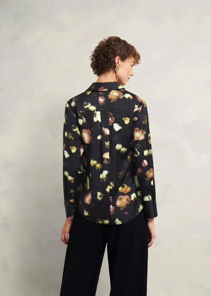 Tops Women HOBBS Eden Shirt Black Multi