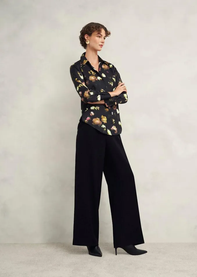 Tops Women HOBBS Eden Shirt Black Multi