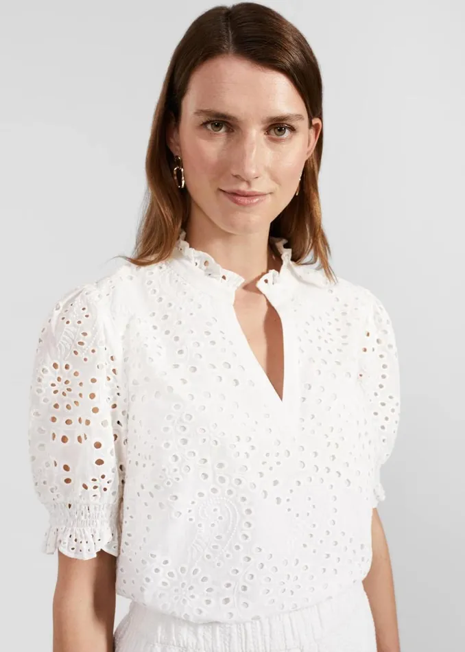 Tops Women HOBBS Isabelle Blouse White