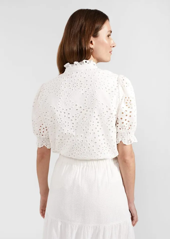 Tops Women HOBBS Isabelle Blouse White