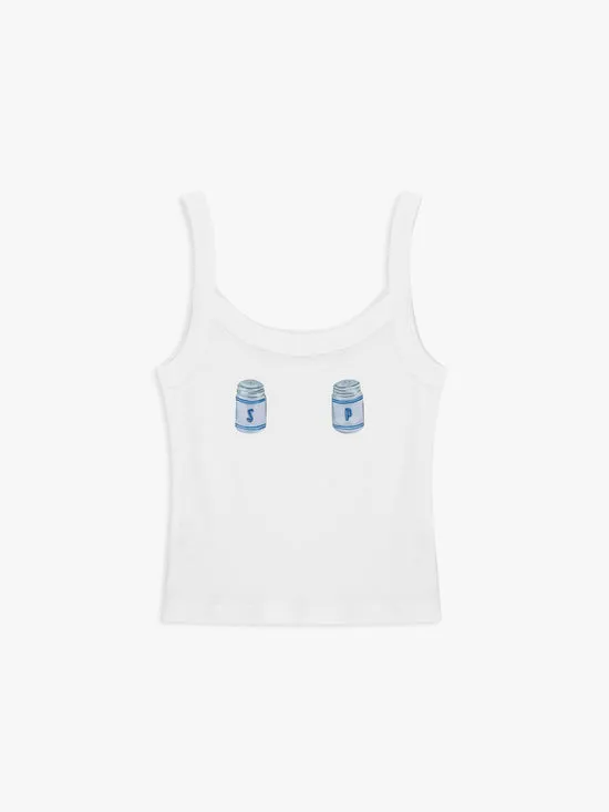 Tops Women Lisa Says Gah Harley Tank Salt U0026 Pepper