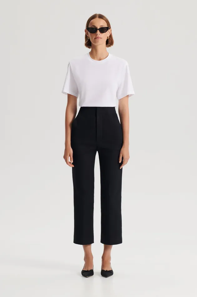 Tops Women MERCERISED LOOSE FIT TSHIRT WHITE Scanlan Theodore