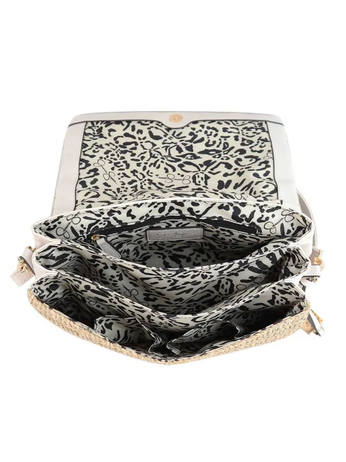 Tote Bags Jessica Simpson Lexi Crossbody In Straw Natural