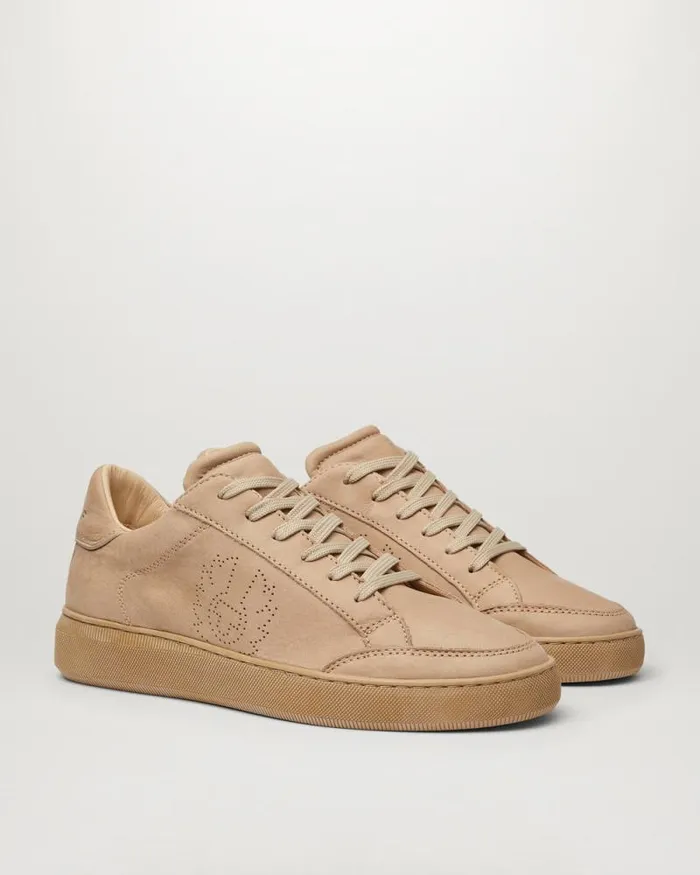 Trainers Women Belstaff Track Low Top Sneakers Bone Trainers Women Belstaff Track Low Top Sneakers Bone