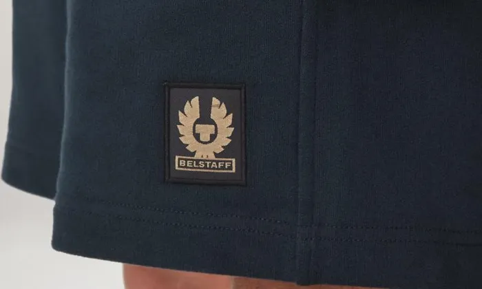 Trousers Men Belstaff Belstaff Sweatshorts Dark Ink Trousers Men Belstaff Belstaff Sweatshorts Dark Ink
