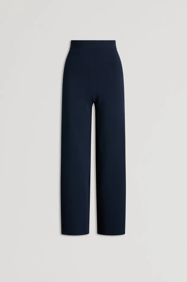 Trousers MICRO CREPE CROP TROUSER NAVY 8211 Scanlan Theodore Women Trousers MICRO CREPE CROP TROUSER NAVY 8211 Scanlan Theodore Women