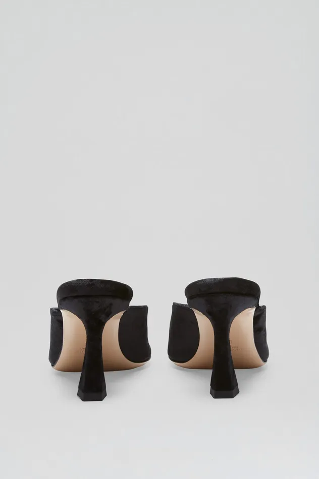 VELVET MULE 75 BLACK Shoes Scanlan Theodore Women VELVET MULE 75 BLACK Shoes Scanlan Theodore Women