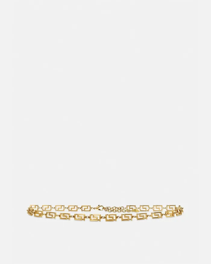 Versace Belts Women Greca Goddess Chain Belt Gold