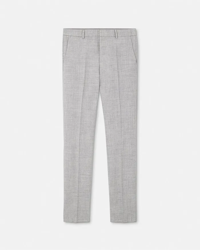 Versace Blazers and Suits Men WoolBlend Formal Pants Gray