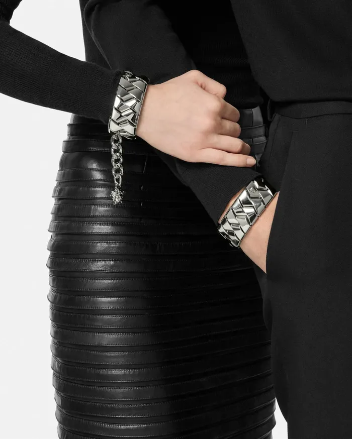 Versace Bracelets WomenMen Bind Bracelet Silver