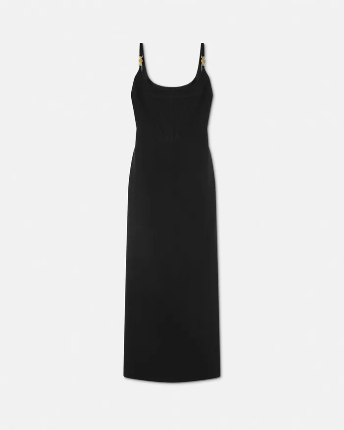 Versace Dresses Women Medusa 03995 Corset Gown Black