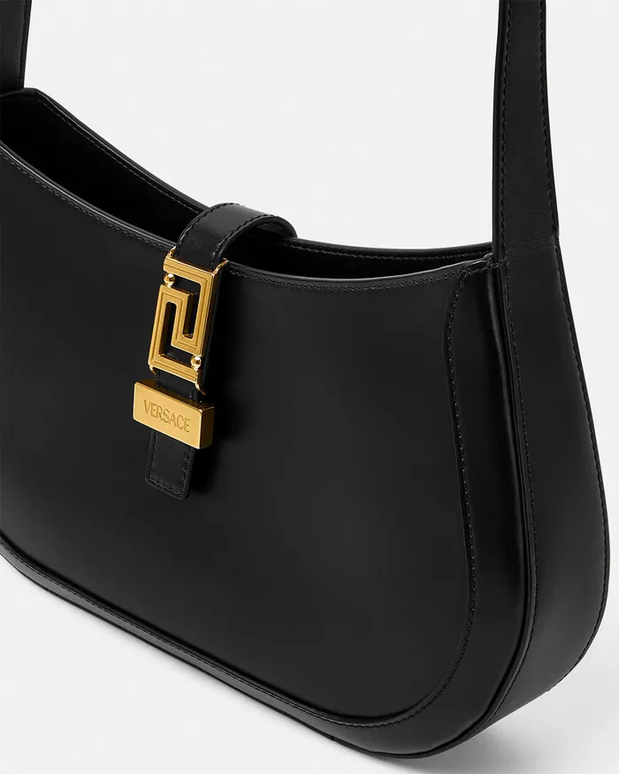 Versace Greca Goddess Women Greca Goddess Hobo Bag Blackgold