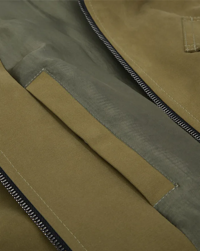 Versace Jackets and Coats Men Milano Stamp Blouson Jacket Green