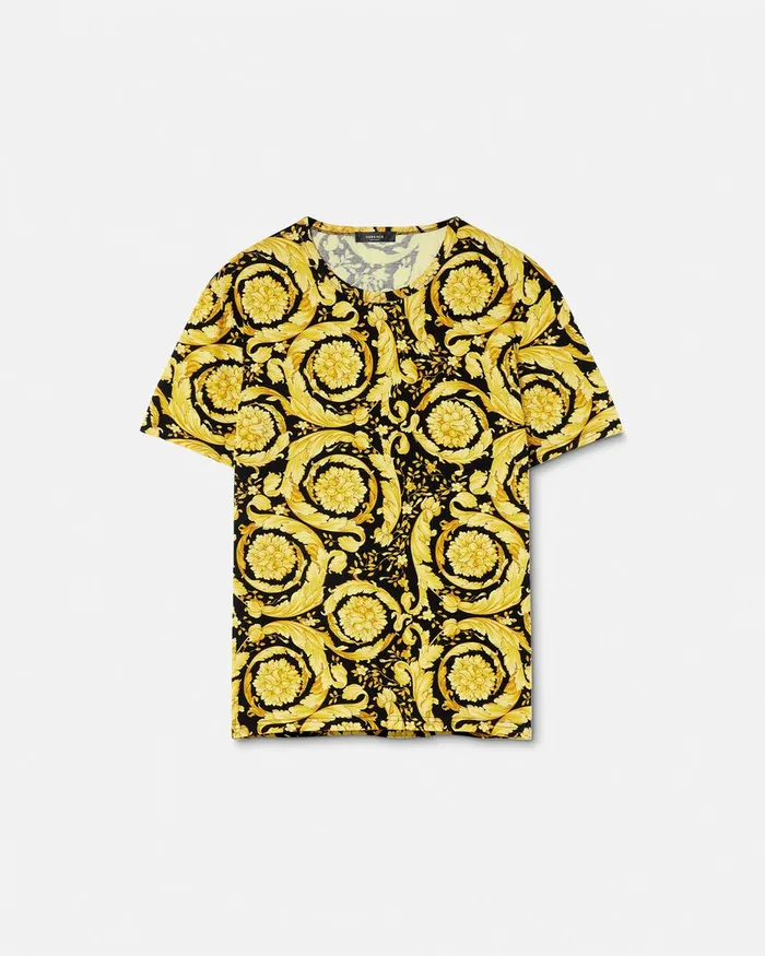 Versace Loungewear and Pajamas Men Barocco Undershirt Black