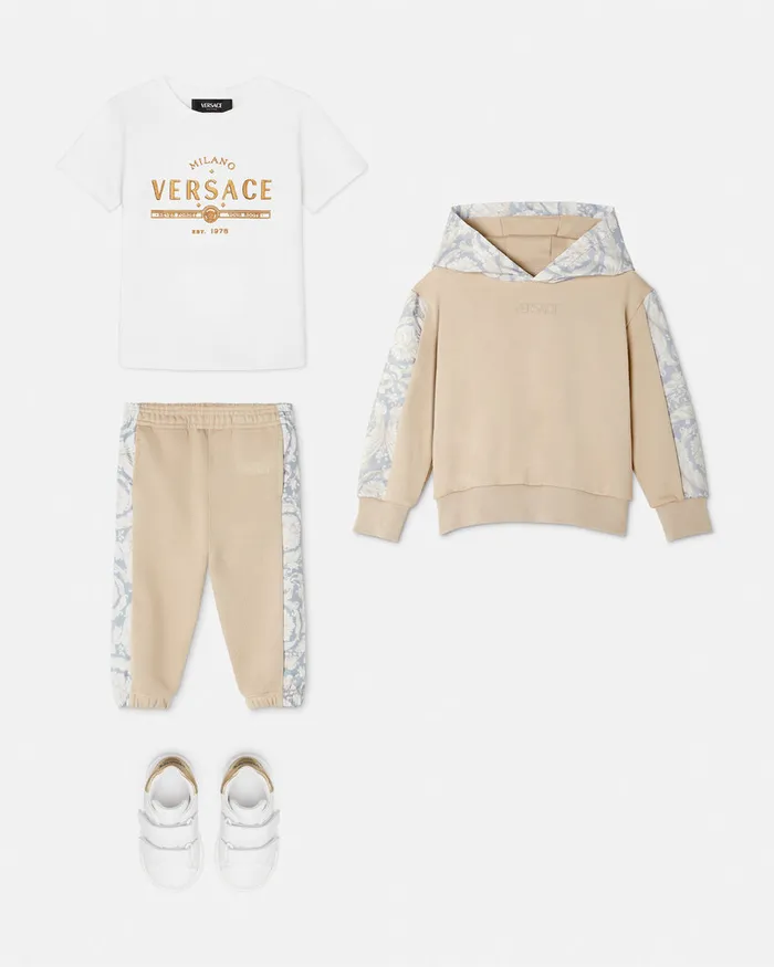 Versace Shirts and Tshirts Kids Logo TShirt Whiteprint