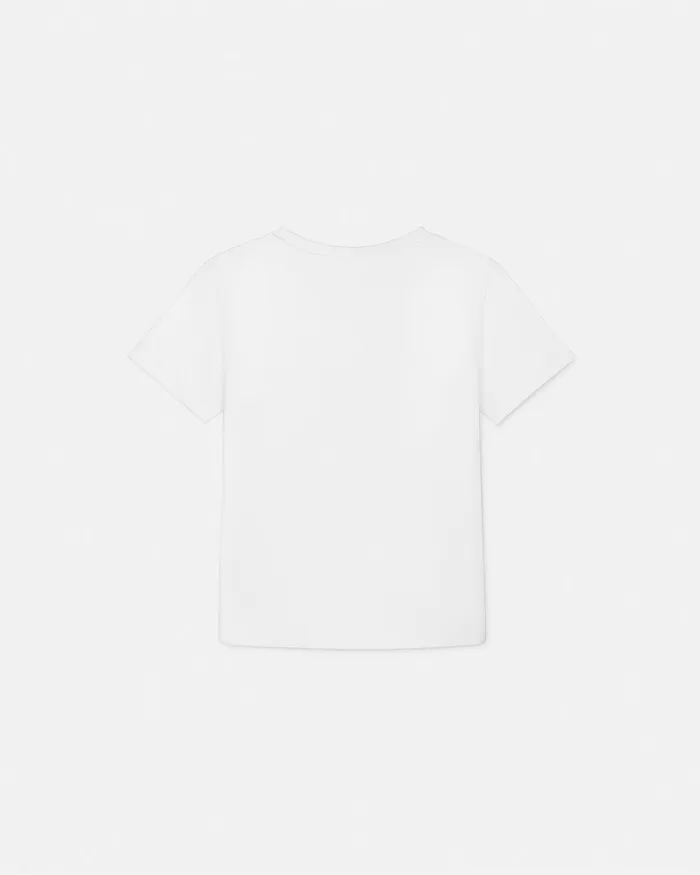 Versace Shirts and Tshirts Kids Logo TShirt Whiteprint