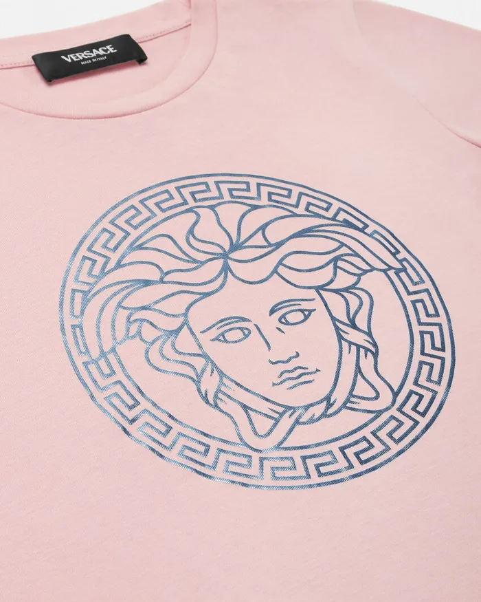 Versace Shirts and Tshirts Kids Medusa TShirt Light Pink