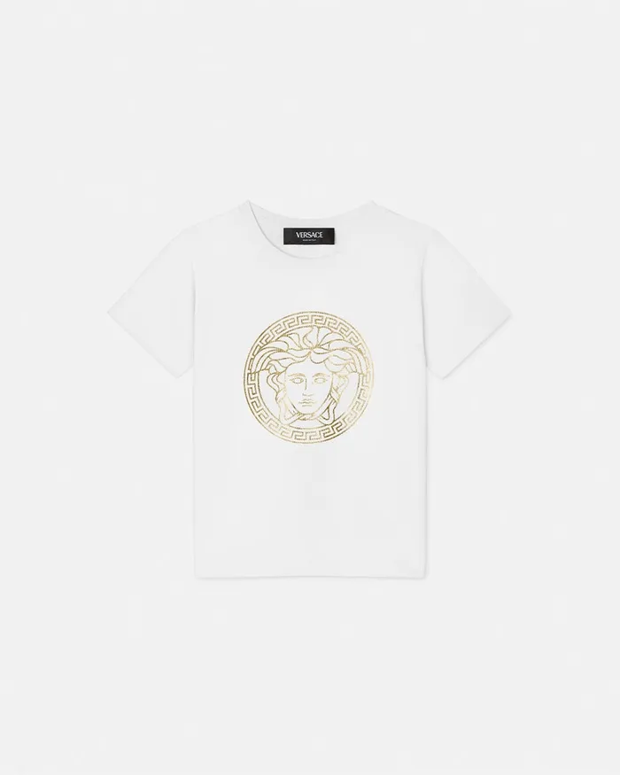 Versace Shirts and Tshirts Kids Medusa TShirt Whiteprint