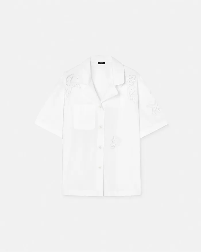 Versace Shirts and Tops Women Embroidered Sangallo Shirt White
