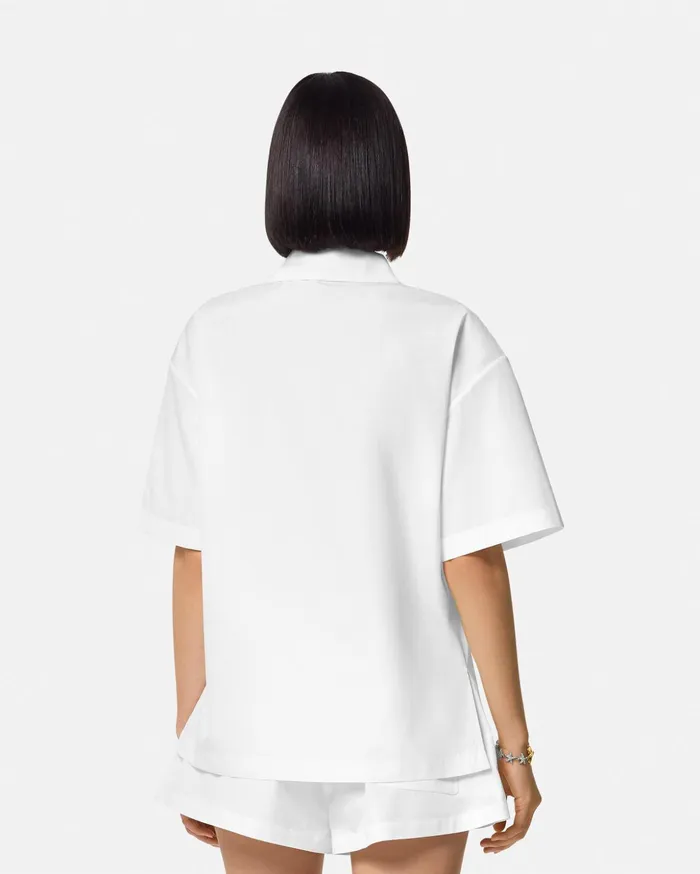 Versace Shirts and Tops Women Embroidered Sangallo Shirt White