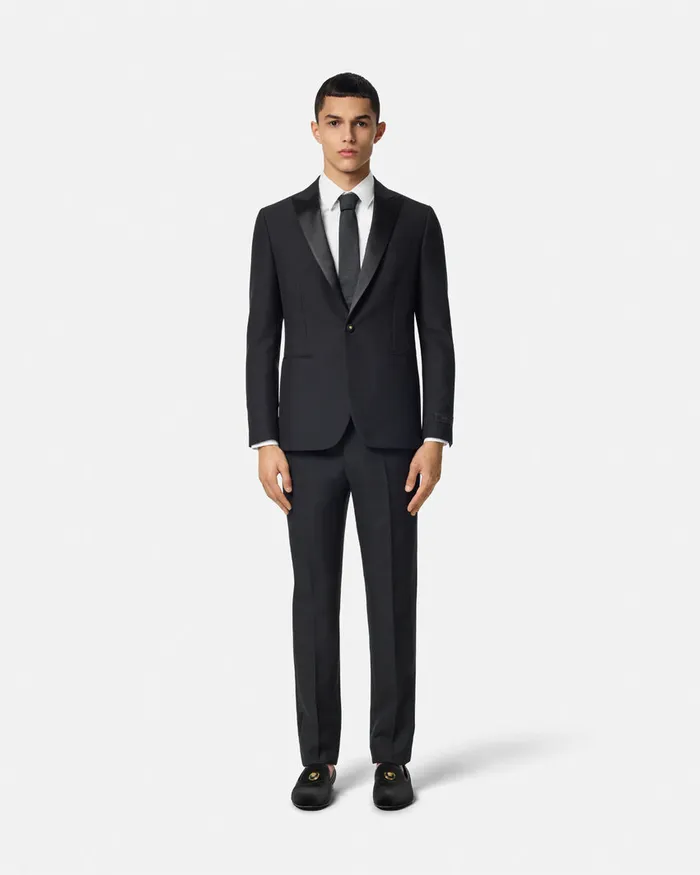 Versace Shirts Men Barocco Jacquard Shirt White