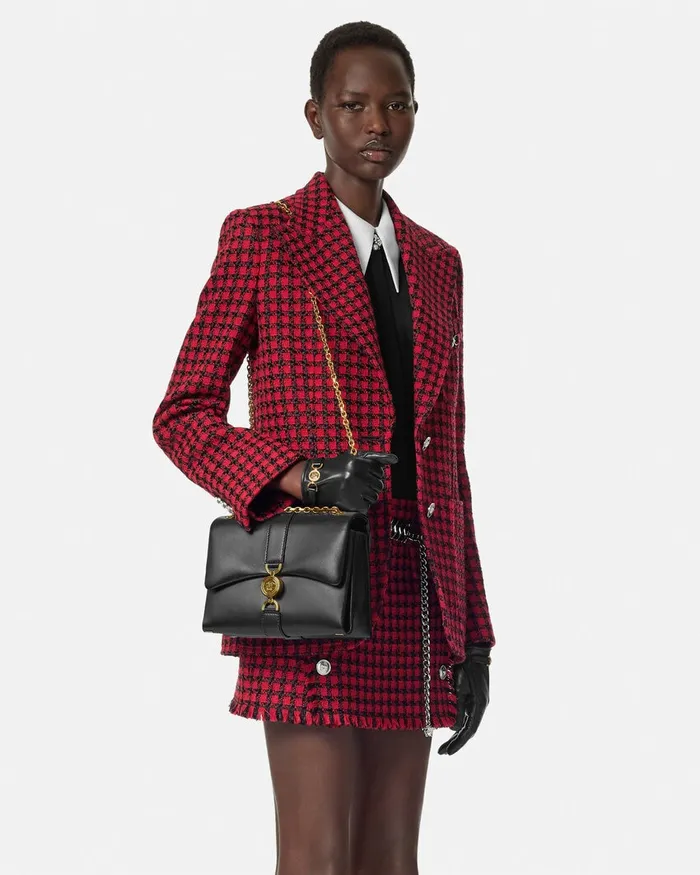 Versace Shoulder and Crossbody Women Kleio Shoulder Bag Blackgold