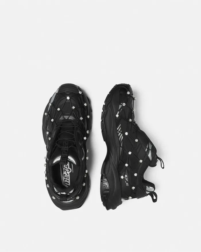 Versace Sneakers Men Mercury Mvs02 Sneakers Black