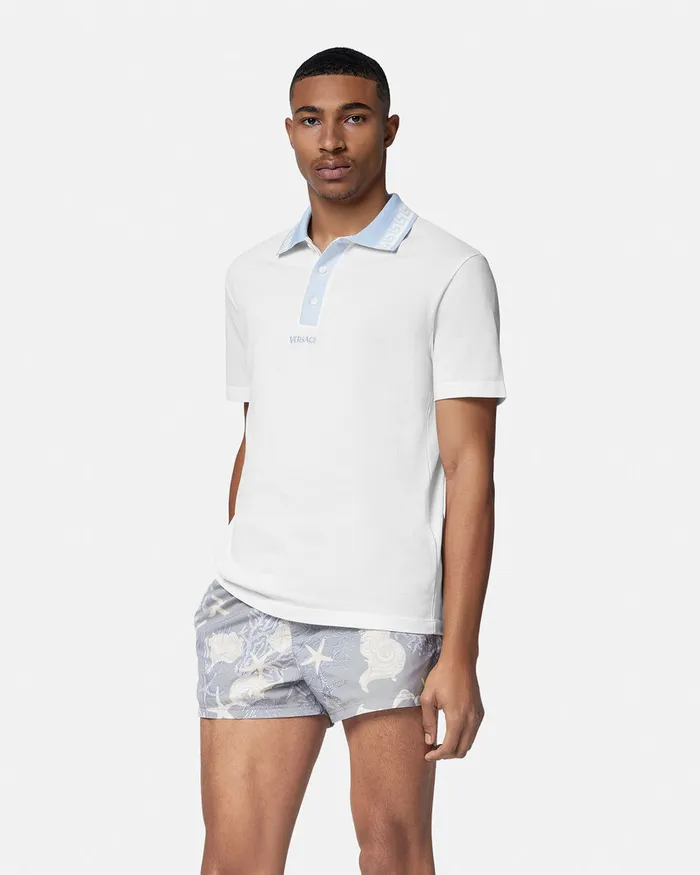 Versace Swimwear Men Barocco Sea Swim Shorts Blueprint